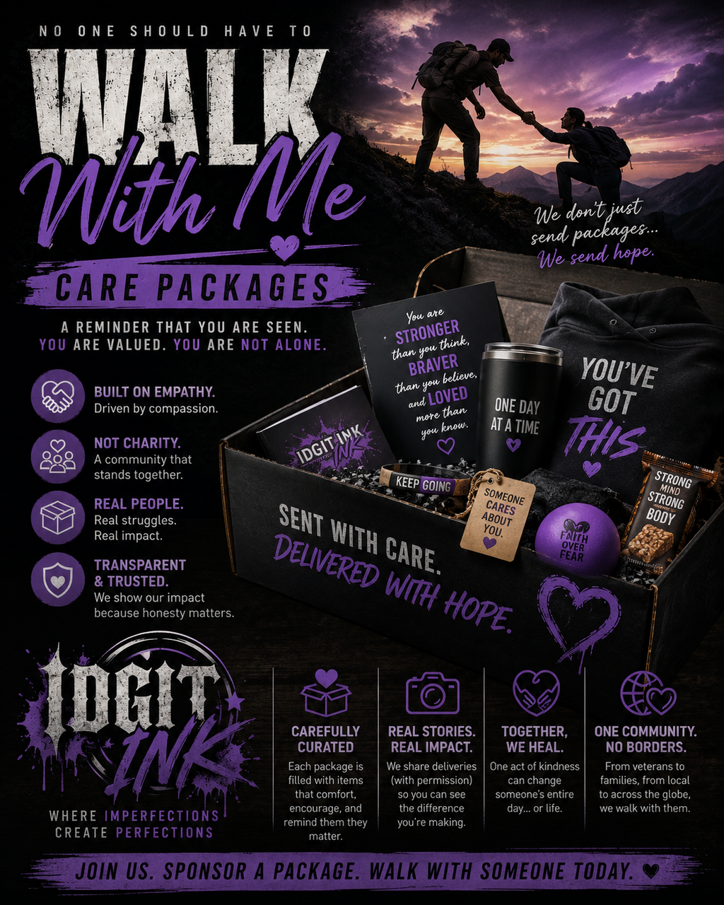 Walk With Me Package – Community Champion — Community Support Gift