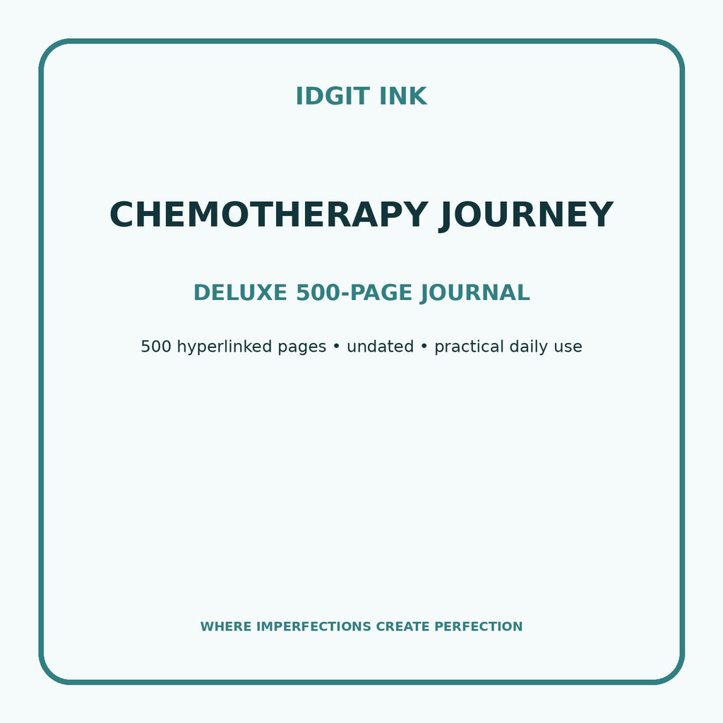 Chemotherapy Journey Digital Journal – Deluxe 500-Page Planner — listing image 1 of 4