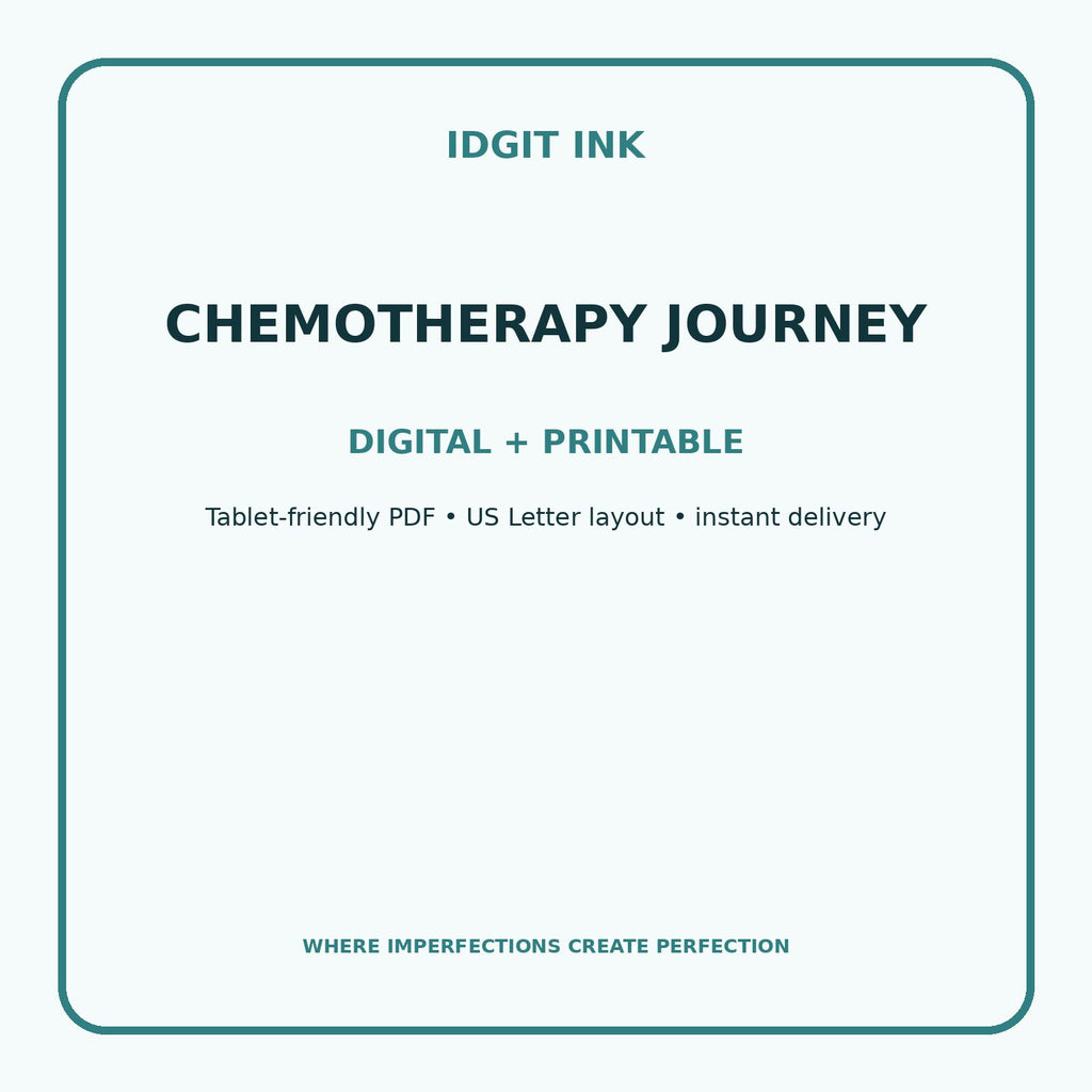 Chemotherapy Journey Digital Journal – Deluxe 500-Page Planner — listing image 4 of 4
