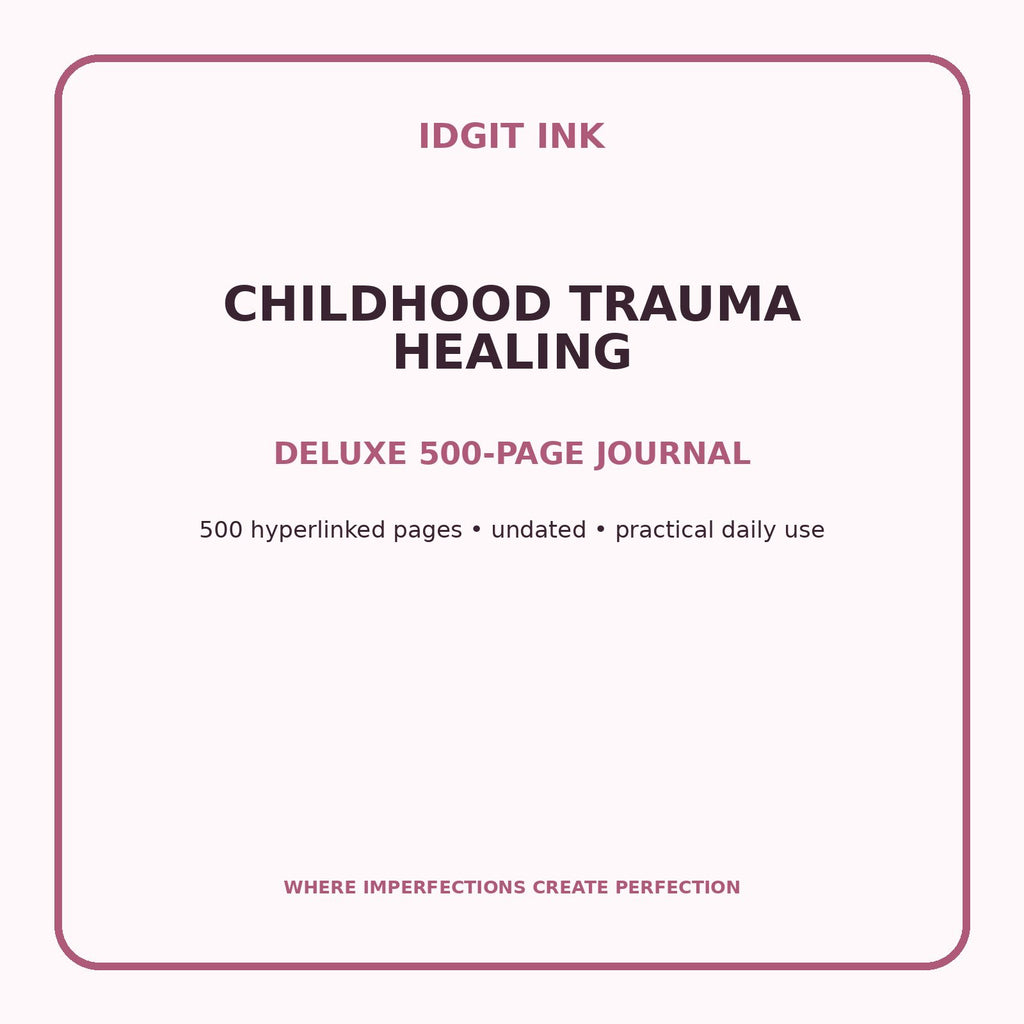 Childhood Trauma Healing Digital Journal – Deluxe 500-Page Planner — listing image 1 of 4