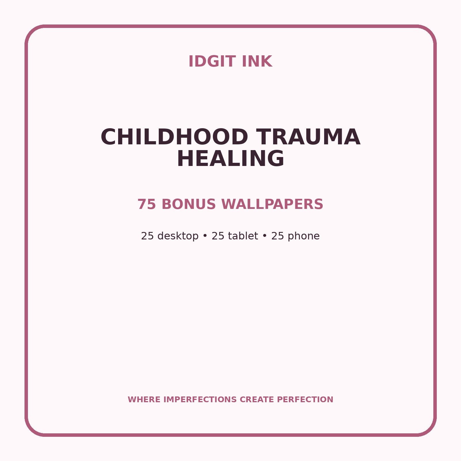 Childhood Trauma Healing Digital Journal – Deluxe 500-Page Planner — listing image 3 of 4