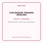 Childhood Trauma Healing Digital Journal – Deluxe 500-Page Planner — listing image 4 of 4