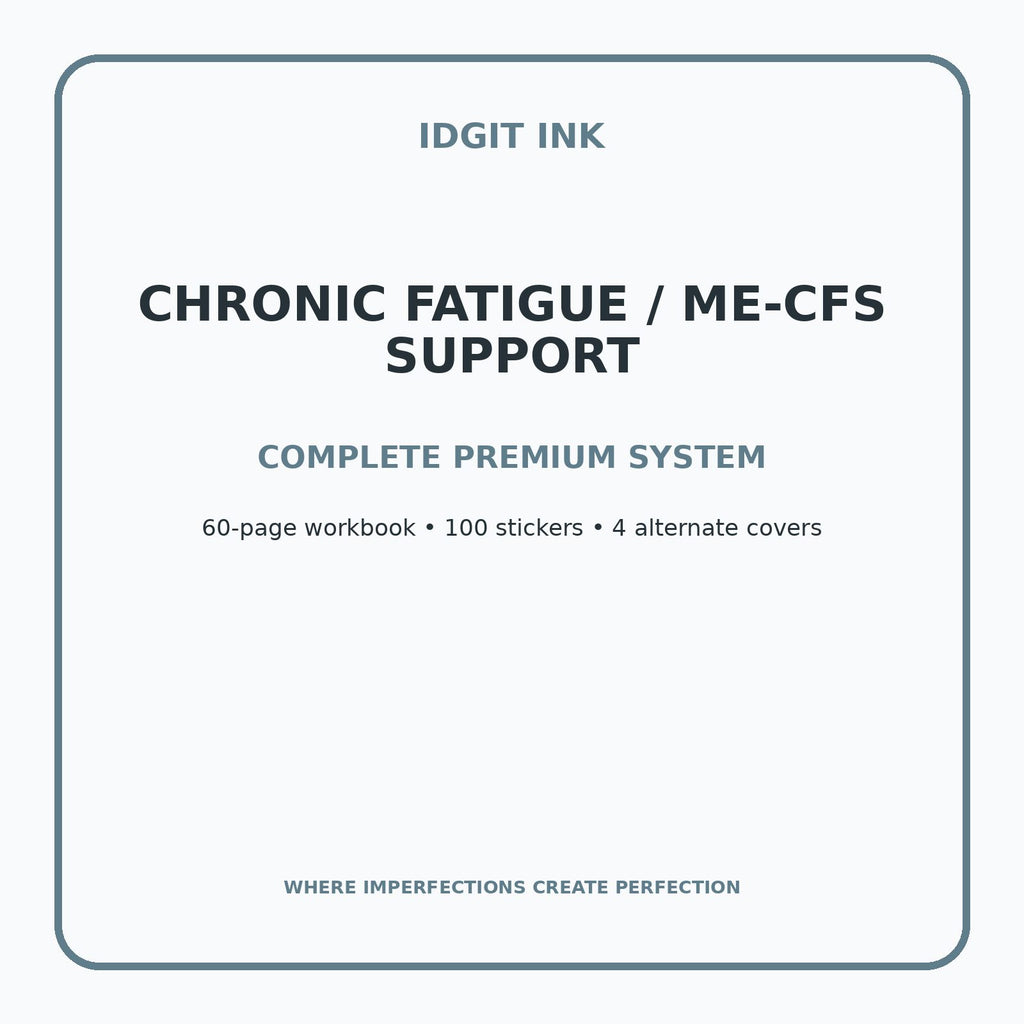 Chronic Fatigue / ME-CFS Support Digital Journal – Deluxe 500-Page Planner — listing image 2 of 4