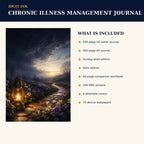 Idgit Ink Chronic-Illness Management digital journal — four alternate journal covers