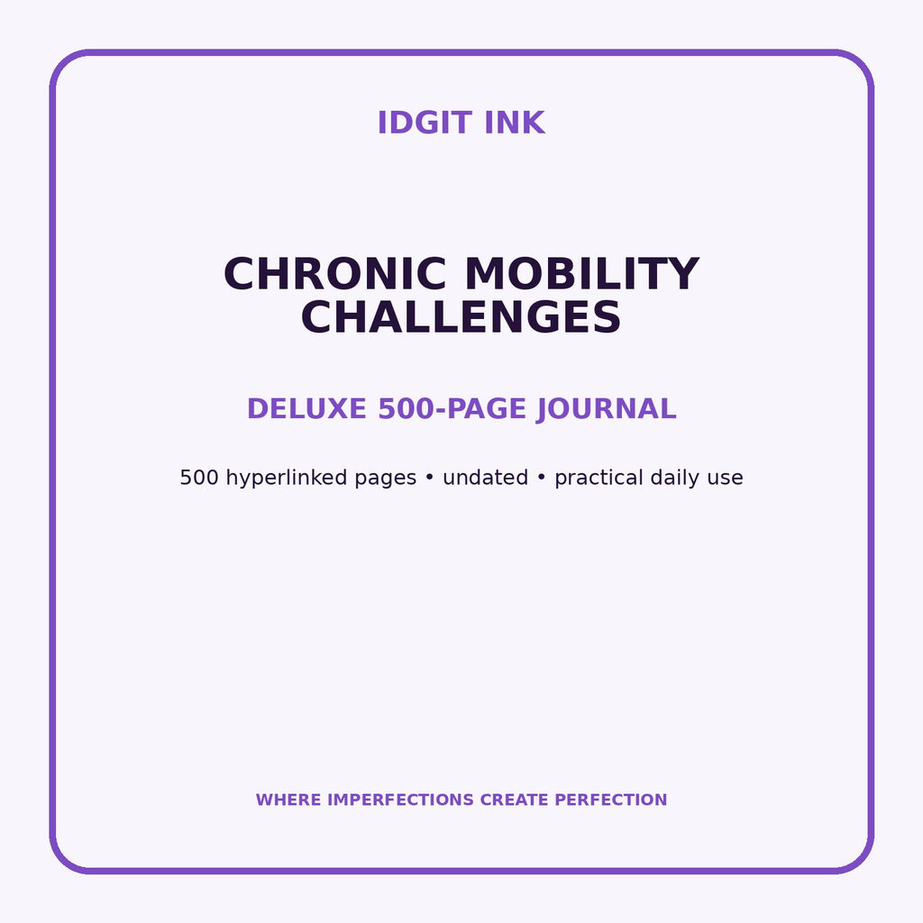 Chronic Mobility Challenges Digital Journal – Deluxe 500-Page Planner — listing image 1 of 4