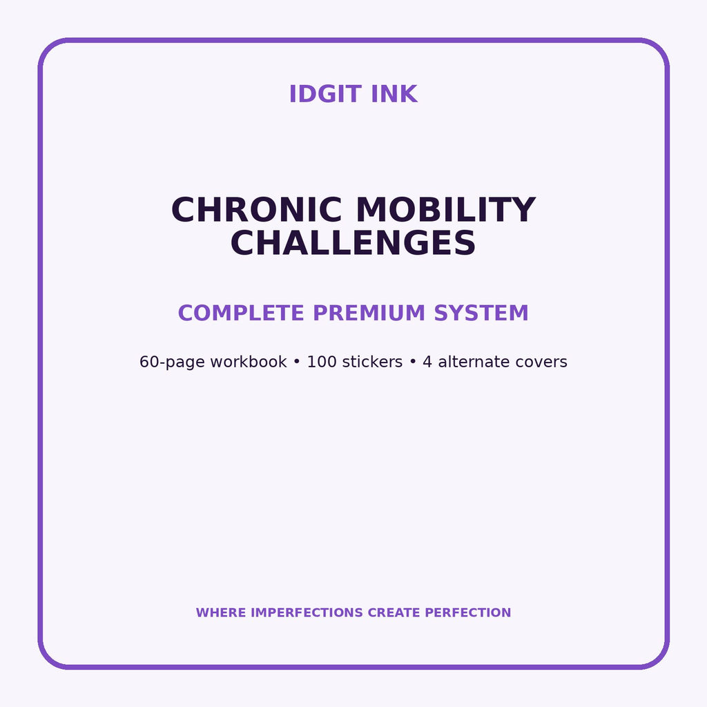 Chronic Mobility Challenges Digital Journal – Deluxe 500-Page Planner — listing image 2 of 4