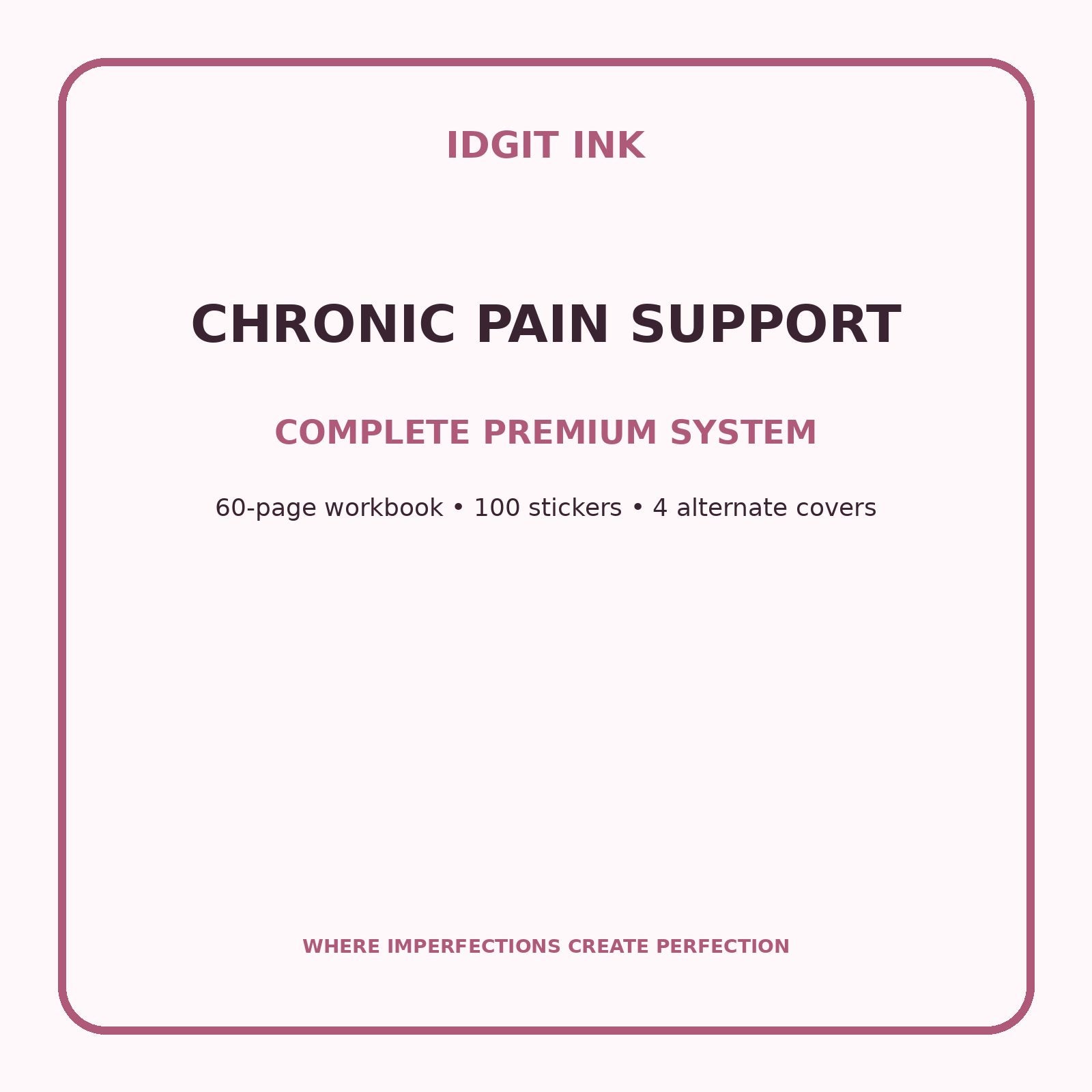 Chronic Pain Support Digital Journal – Deluxe 500-Page Planner — listing image 2 of 4