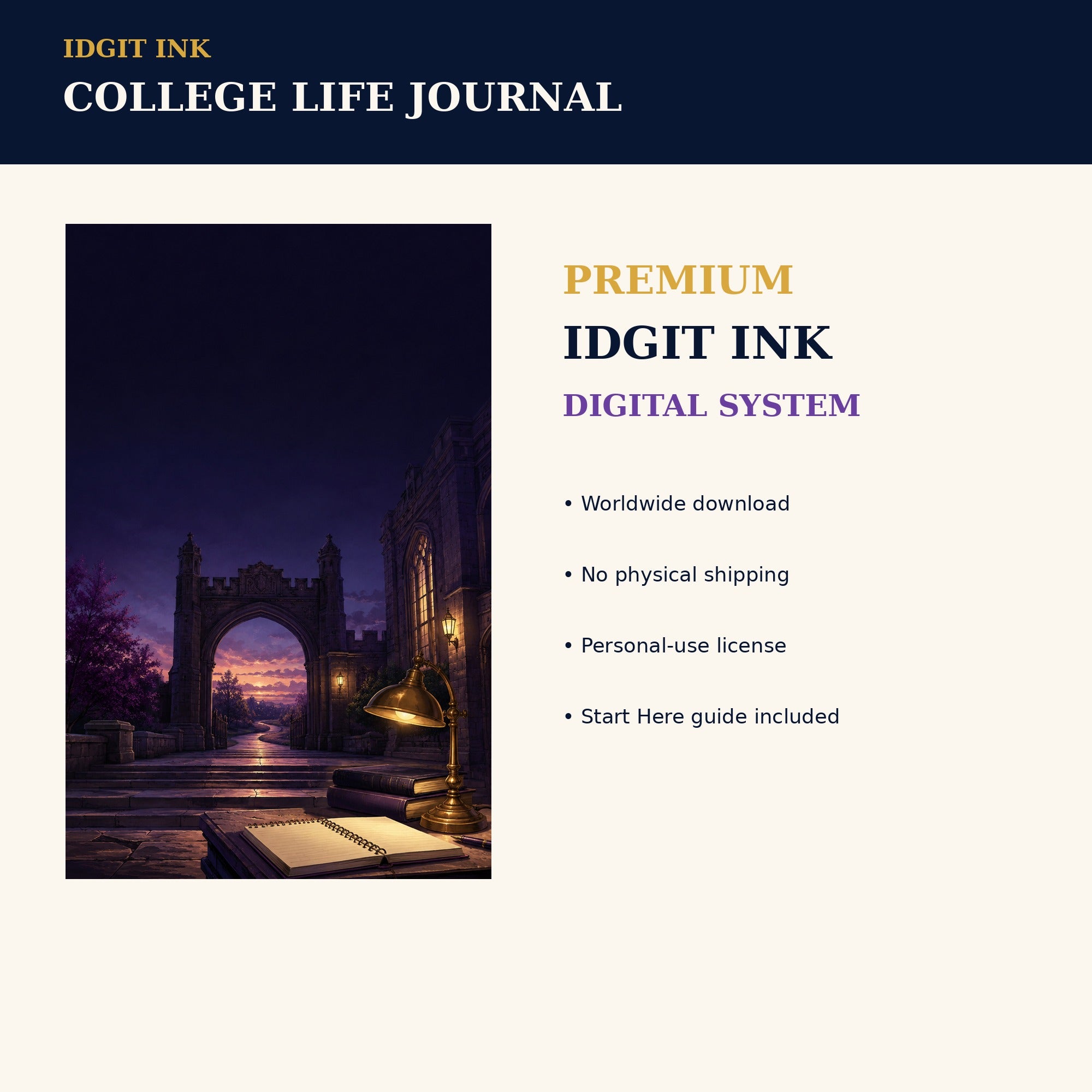 Idgit Ink College-Life digital journal — 75 device wallpapers preview