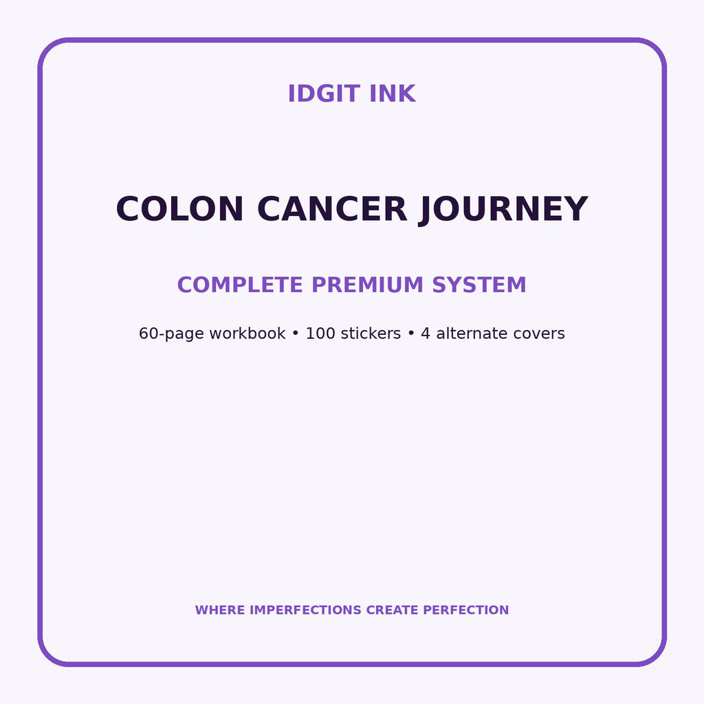 Colon Cancer Journey Digital Journal – Deluxe 500-Page Planner — listing image 2 of 4