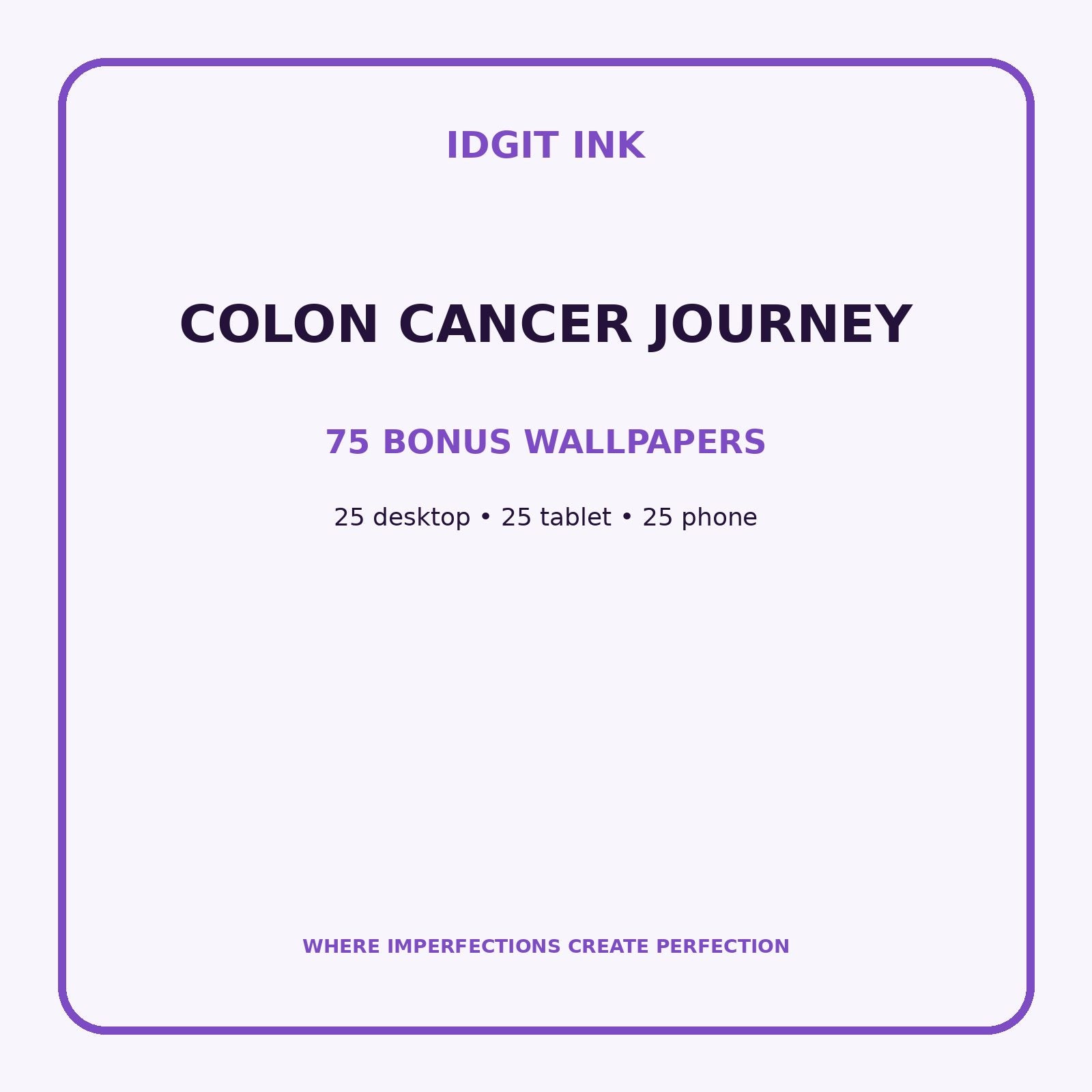 Colon Cancer Journey Digital Journal – Deluxe 500-Page Planner — listing image 3 of 4