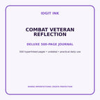 Combat Veteran Reflection Digital Journal – Deluxe 500-Page Planner — listing image 1 of 4