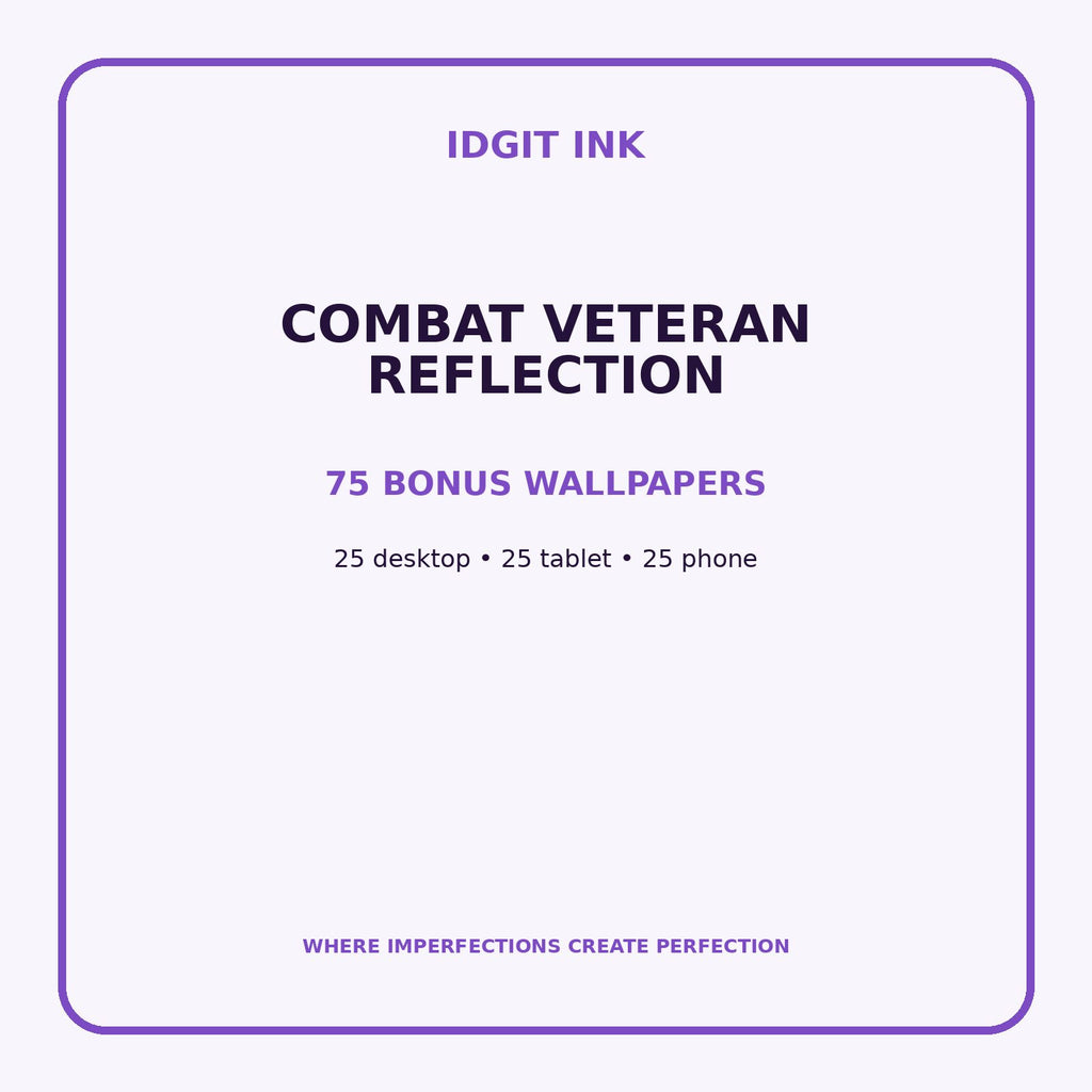 Combat Veteran Reflection Digital Journal – Deluxe 500-Page Planner — listing image 3 of 4