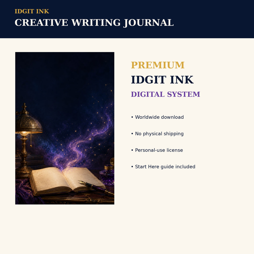 Idgit Ink Creative-Writing digital journal — 75 device wallpapers preview