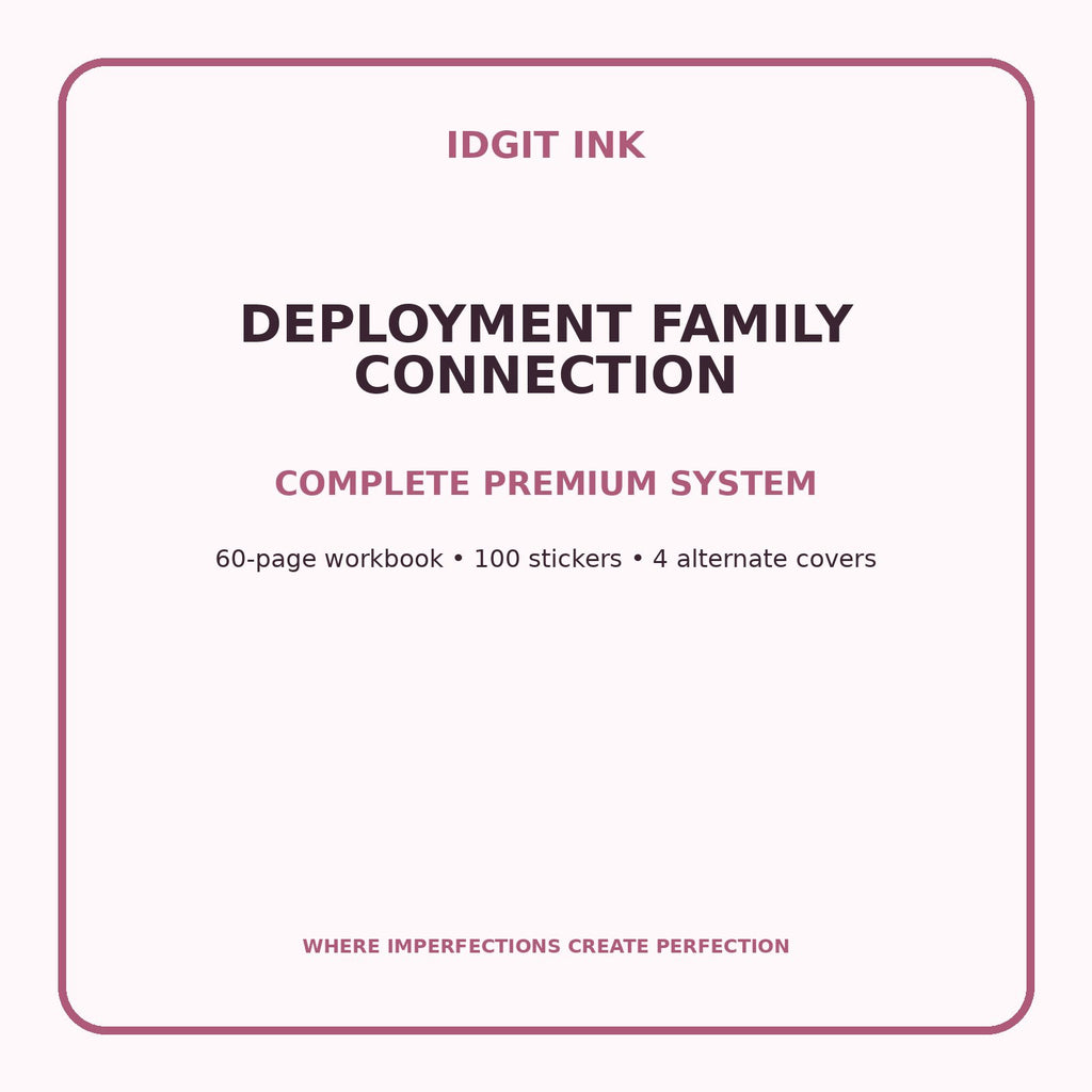 Deployment Family Connection Digital Journal – Deluxe 500-Page Planner — listing image 2 of 4