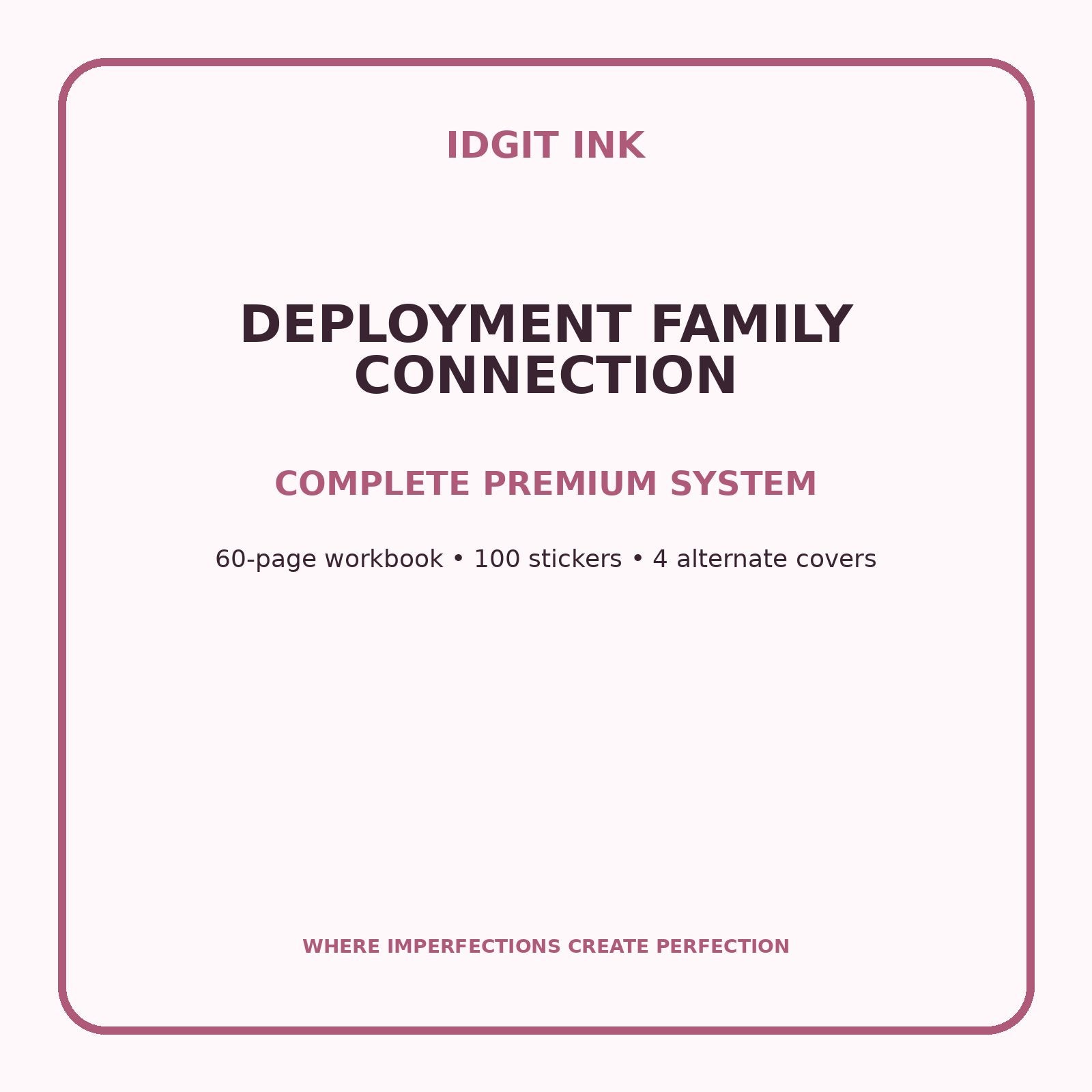 Deployment Family Connection Digital Journal – Deluxe 500-Page Planner — listing image 2 of 4