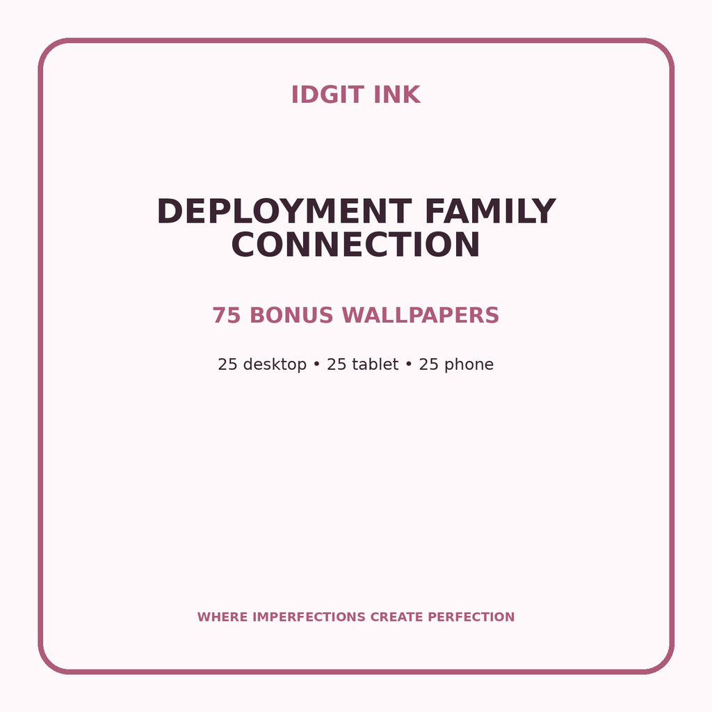 Deployment Family Connection Digital Journal – Deluxe 500-Page Planner — listing image 3 of 4