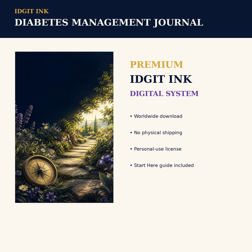 Idgit Ink Diabetes Management digital journal — 75 device wallpapers preview