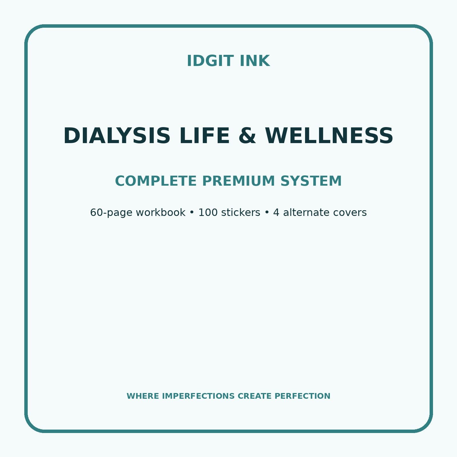 Dialysis Life & Wellness Digital Journal – Deluxe 500-Page Planner — listing image 2 of 4