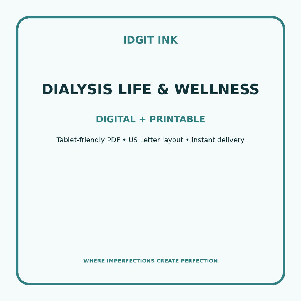 Dialysis Life & Wellness Digital Journal – Deluxe 500-Page Planner — listing image 4 of 4