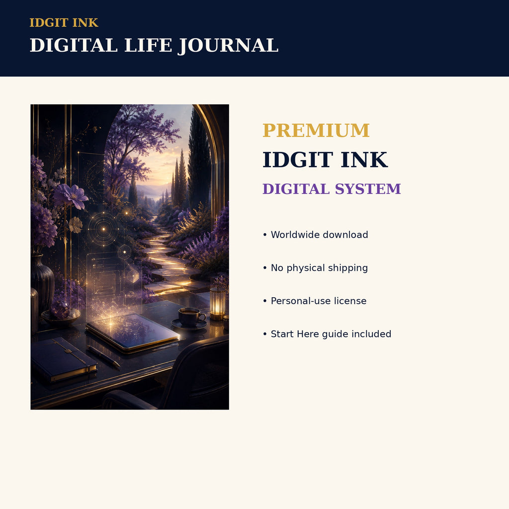 Idgit Ink Digital Life digital journal — 75 device wallpapers preview