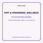 EMT & Paramedic Wellness Digital Journal – Deluxe 500-Page Planner — listing image 1 of 4