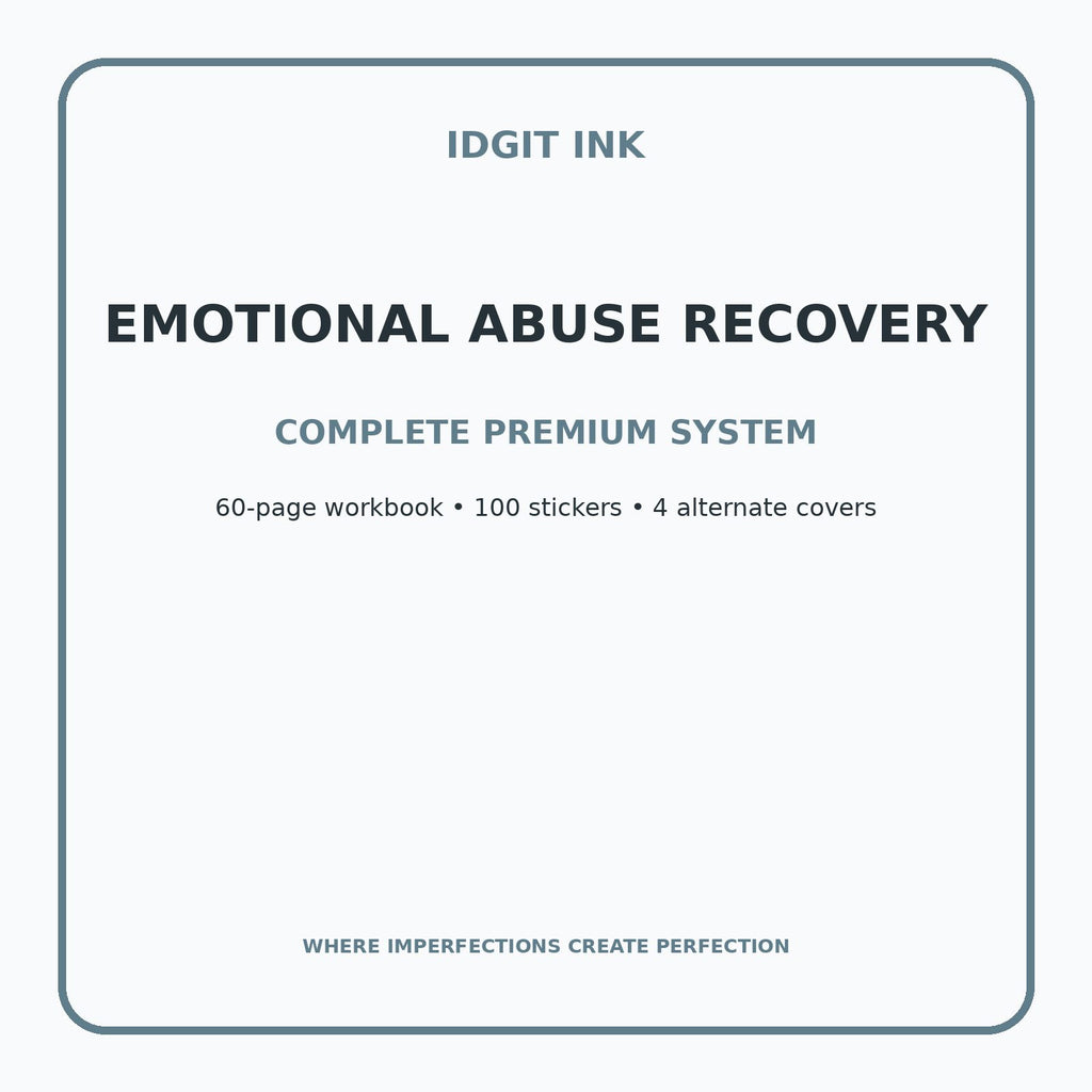Emotional Abuse Recovery Digital Journal – Deluxe 500-Page Planner — listing image 2 of 4