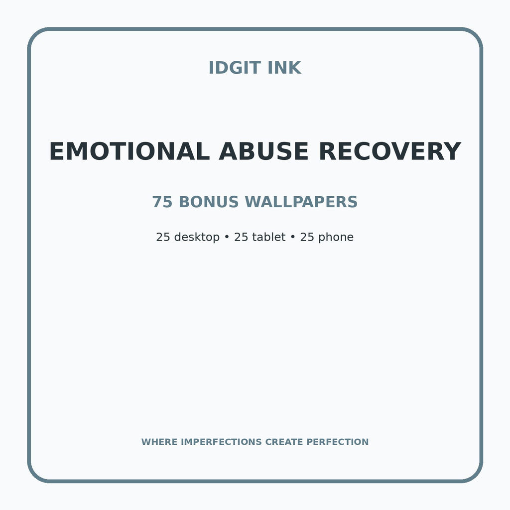 Emotional Abuse Recovery Digital Journal – Deluxe 500-Page Planner — listing image 3 of 4