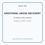 Emotional Abuse Recovery Digital Journal – Deluxe 500-Page Planner — listing image 3 of 4