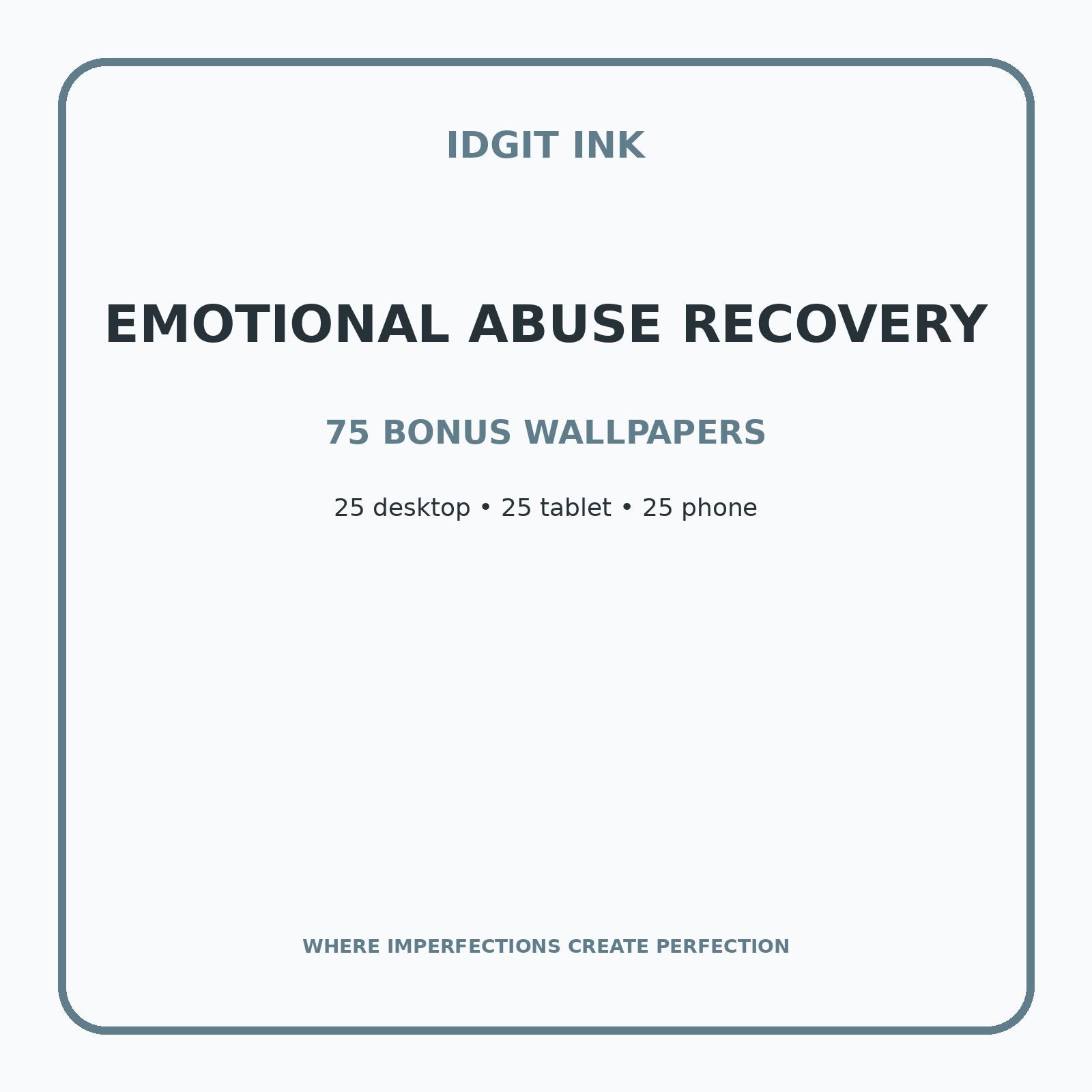 Emotional Abuse Recovery Digital Journal – Deluxe 500-Page Planner — listing image 3 of 4