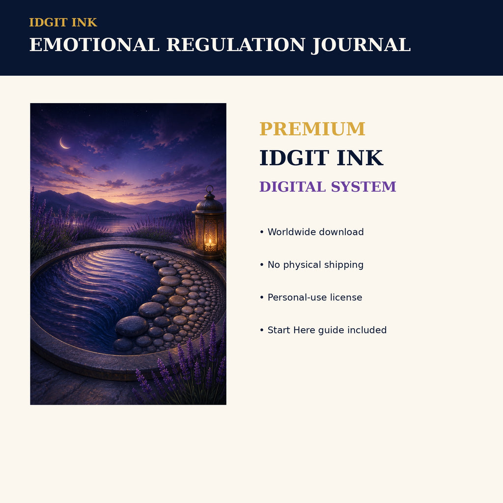 Idgit Ink Emotional-Regulation digital journal — 75 device wallpapers preview