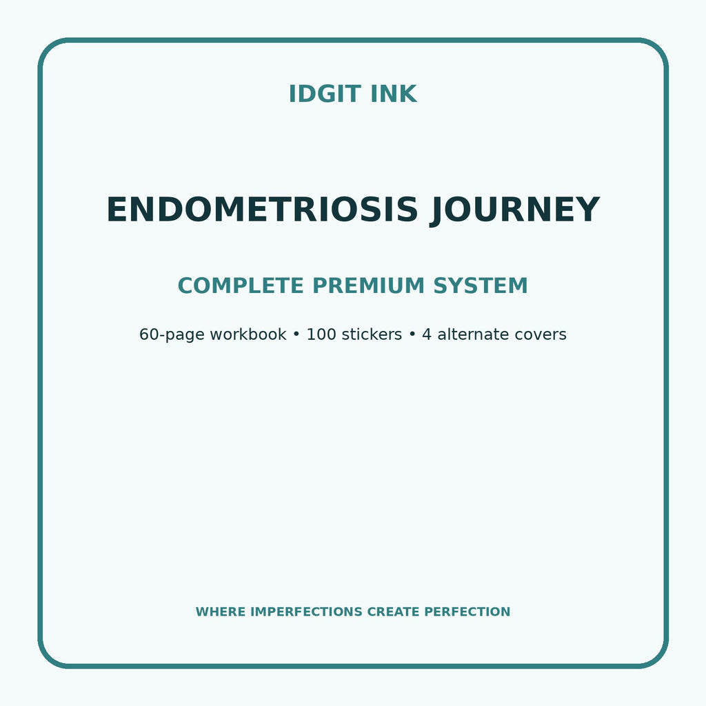 Endometriosis Journey Digital Journal – Deluxe 500-Page Planner — listing image 2 of 4