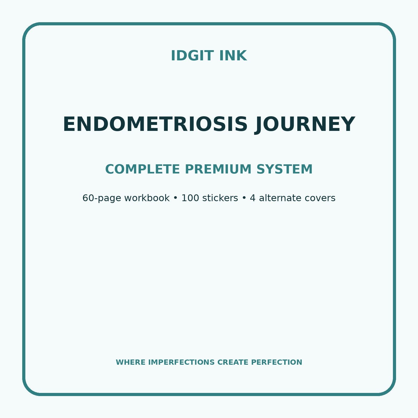 Endometriosis Journey Digital Journal – Deluxe 500-Page Planner — listing image 2 of 4