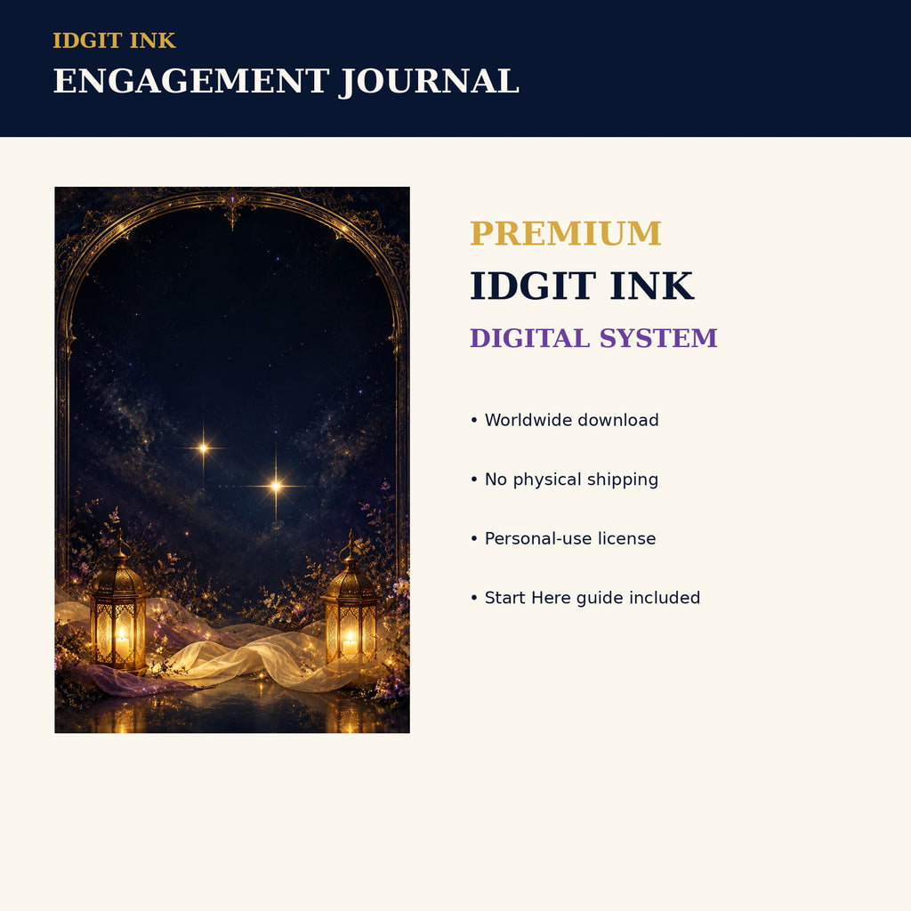 Idgit Ink Engagement digital journal — 75 device wallpapers preview