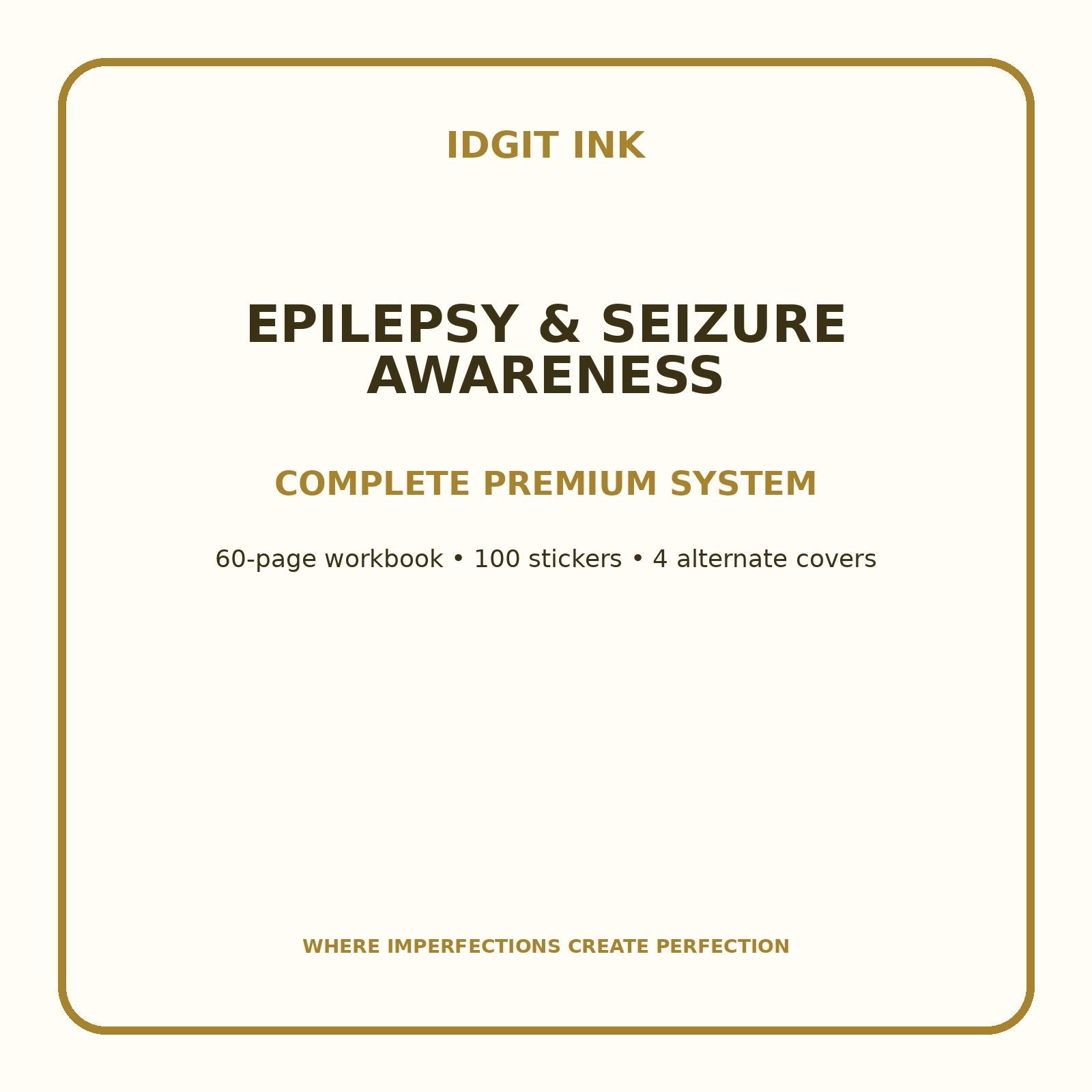 Epilepsy & Seizure Awareness Digital Journal – Deluxe 500-Page Planner — listing image 2 of 4