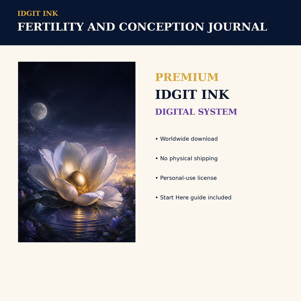 Idgit Ink Fertility and Conception digital journal — 75 device wallpapers preview