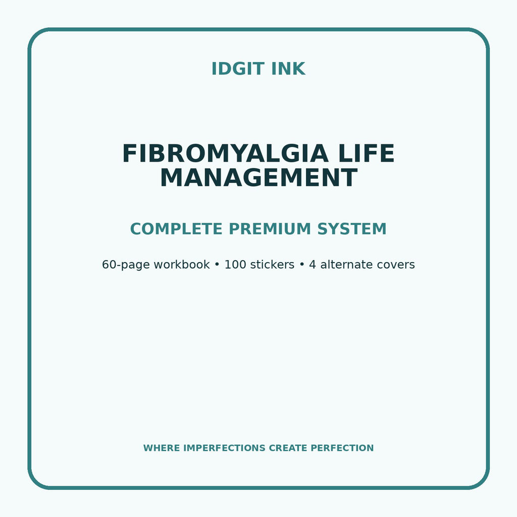 Fibromyalgia Life Management Digital Journal – Deluxe 500-Page Planner — listing image 2 of 4