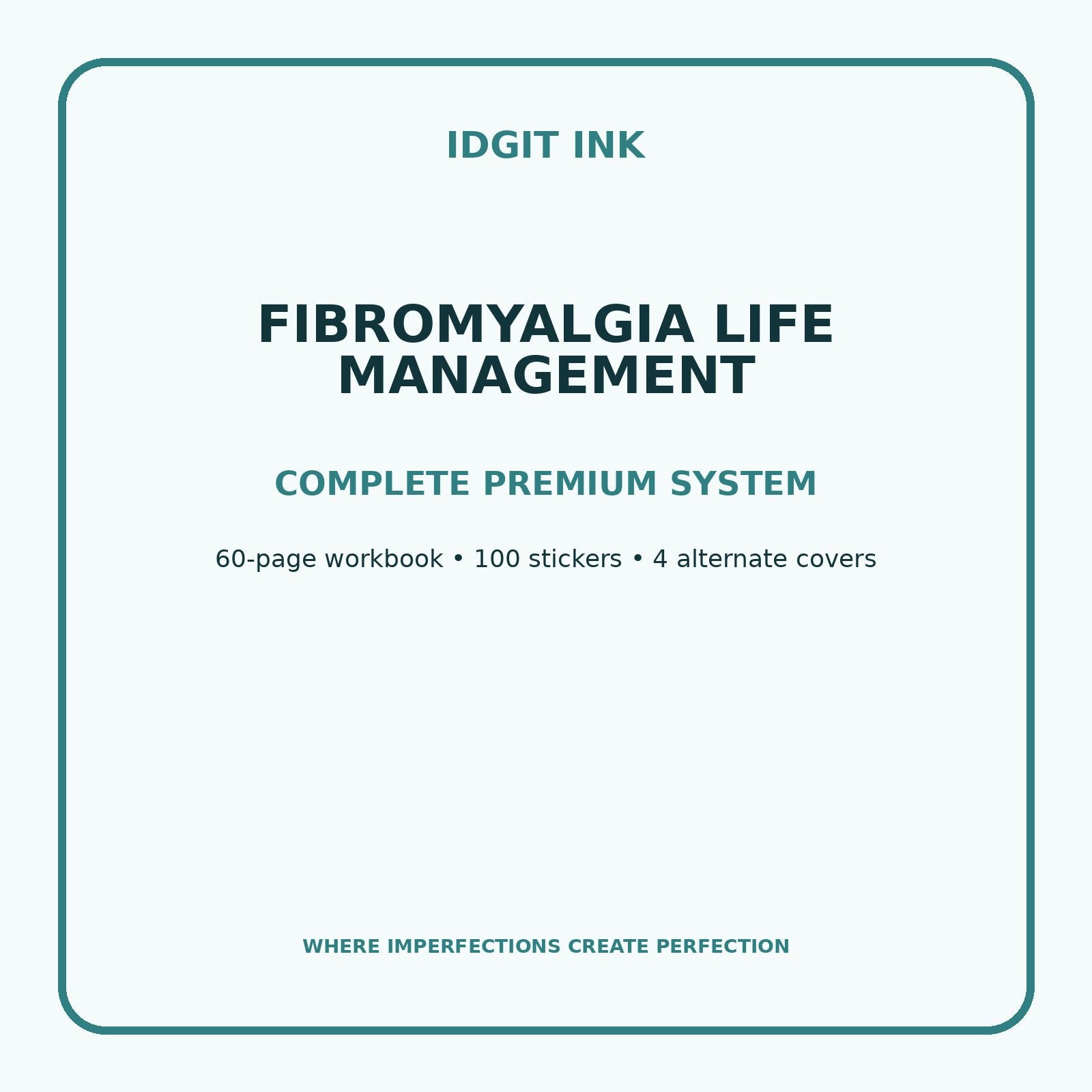 Fibromyalgia Life Management Digital Journal – Deluxe 500-Page Planner — listing image 2 of 4