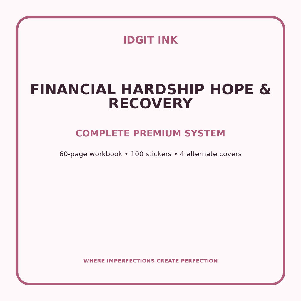 Financial Hardship Hope & Recovery Digital Journal – Deluxe 500-Page Planner — listing image 2 of 4