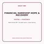 Financial Hardship Hope & Recovery Digital Journal – Deluxe 500-Page Planner — listing image 4 of 4