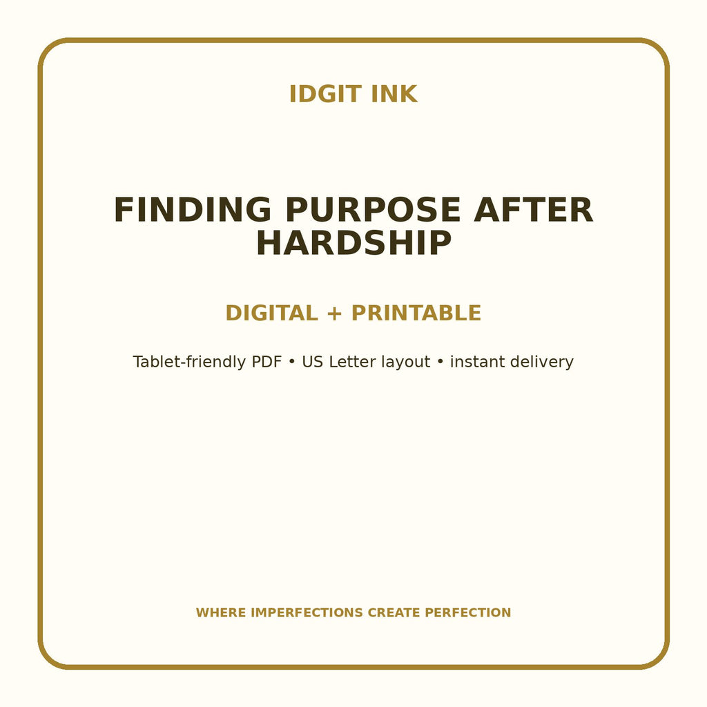 Finding Purpose After Hardship Digital Journal – Deluxe 500-Page Planner — listing image 4 of 4