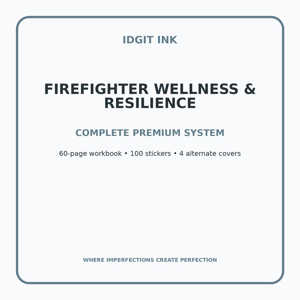Firefighter Wellness & Resilience Digital Journal – Deluxe 500-Page Planner — listing image 2 of 4