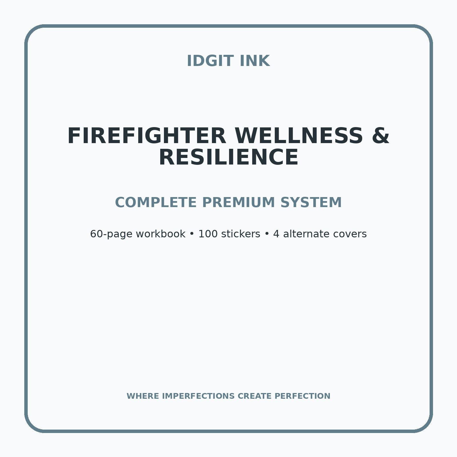 Firefighter Wellness & Resilience Digital Journal – Deluxe 500-Page Planner — listing image 2 of 4