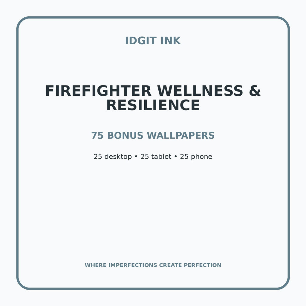 Firefighter Wellness & Resilience Digital Journal – Deluxe 500-Page Planner — listing image 3 of 4