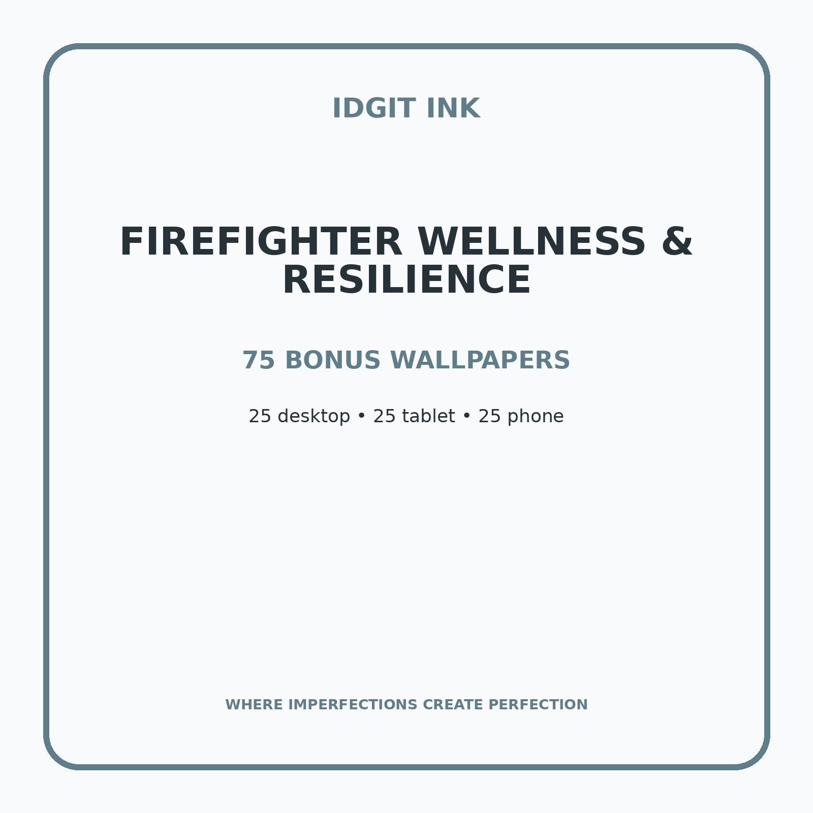 Firefighter Wellness & Resilience Digital Journal – Deluxe 500-Page Planner — listing image 3 of 4