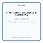 Firefighter Wellness & Resilience Digital Journal – Deluxe 500-Page Planner — listing image 4 of 4