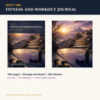 Idgit Ink Fitness and Workout digital journal — complete deluxe journal bundle overview