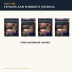 Idgit Ink Fitness and Workout digital journal — four alternate journal covers