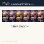 Idgit Ink Fitness and Workout digital journal — 75 device wallpapers preview