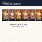 Idgit Ink Gratitude digital journal — 75 device wallpapers preview