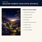 Idgit Ink Healthy-Habits Challenge digital journal — four alternate journal covers